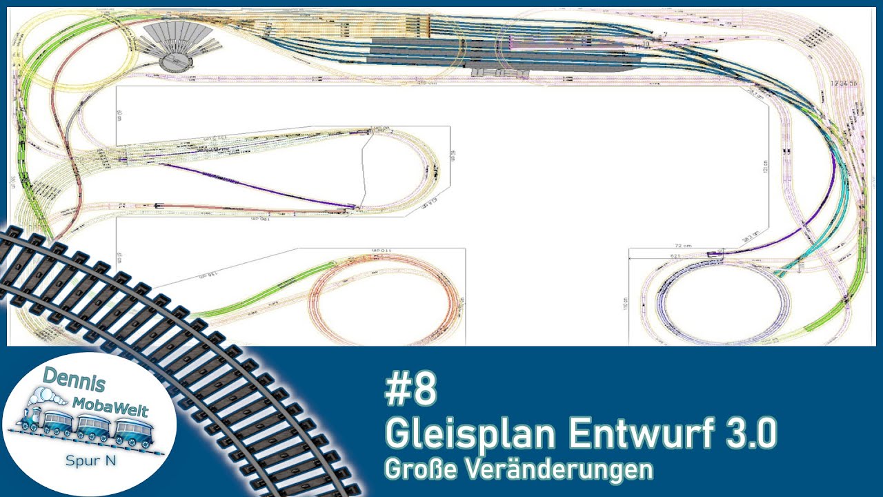 #8 Gleisplan Entwurf 3.0 - Große Veränderungen - Dennis MobaWelt