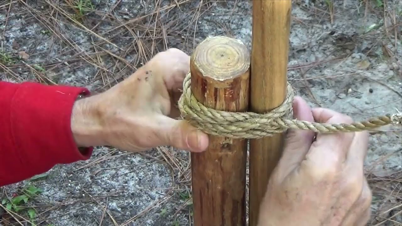 Scouting America: How to tie a Round Lashing