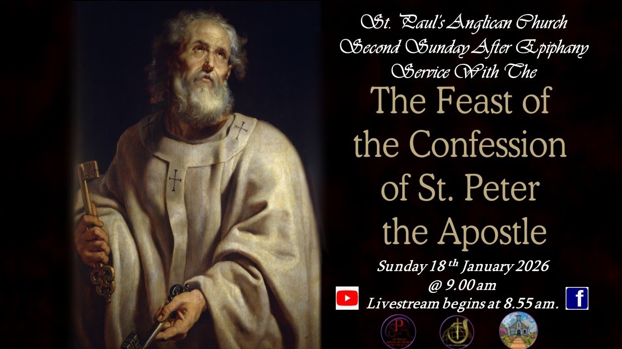 St. Paul's Anglican Church, Nevis   |   Confession of St. Peter Service   |   18 / 01 / 2026