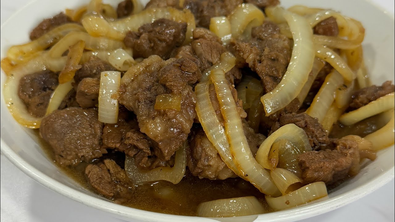 Cook with me: Bistek - A Filipino Twist on Beef Steak