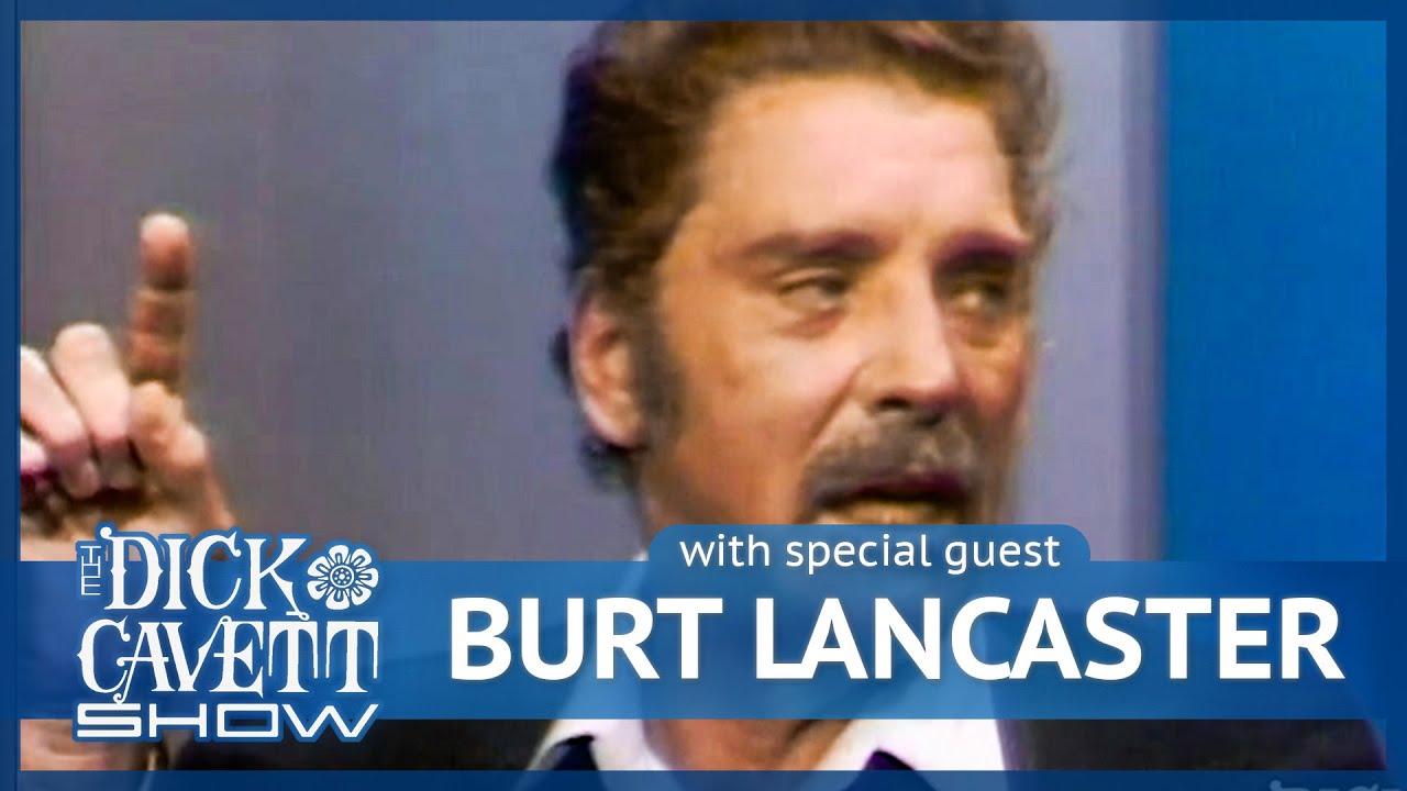 Burt Lancaster - Fascinating Man With A Remarkable Experience | The Dick Cavett Show