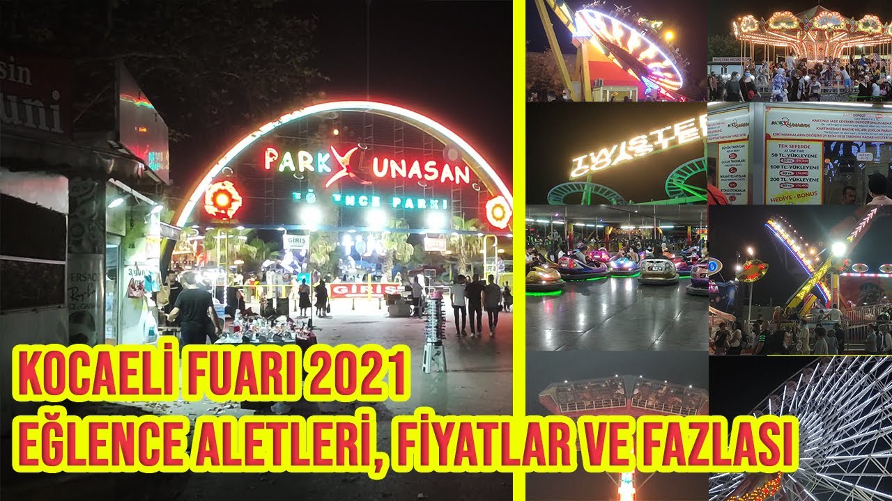 Kocaeli Fuarı Turu | Eğlence Parkı | T&uuml;m Lunapark Aletleri | &Uuml;cretler | &Ouml;deme Y&ouml;ntemi