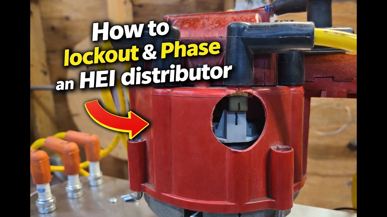 How to lockout and phase an HEI distributor