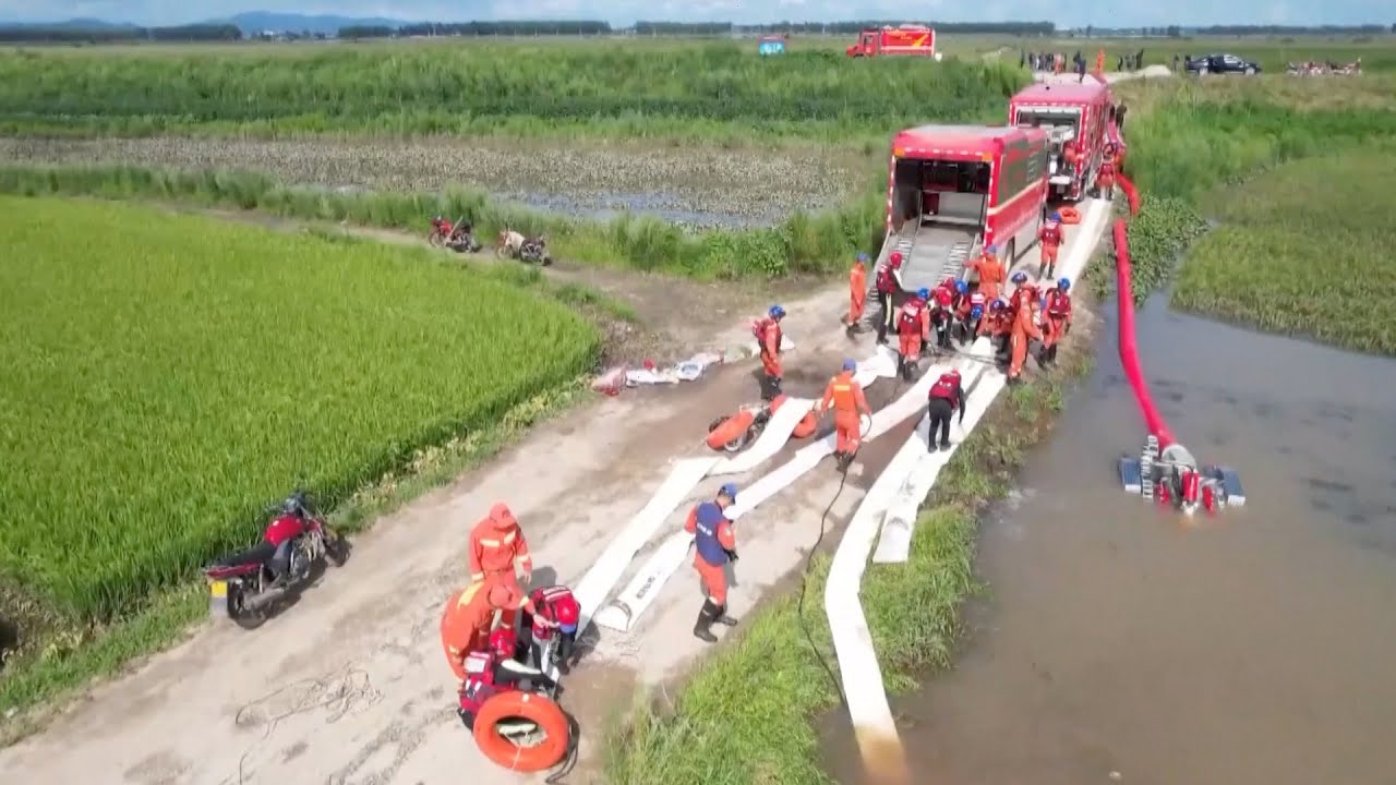 Authorities step up relief work in NE China's Jilin as heavy rain wreaks havoc