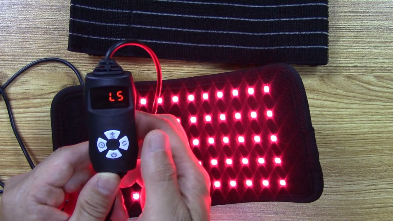 How to use the 60 LED Red Light Therapy pad with Controller to Treat Joint Pain and Minor Injuries