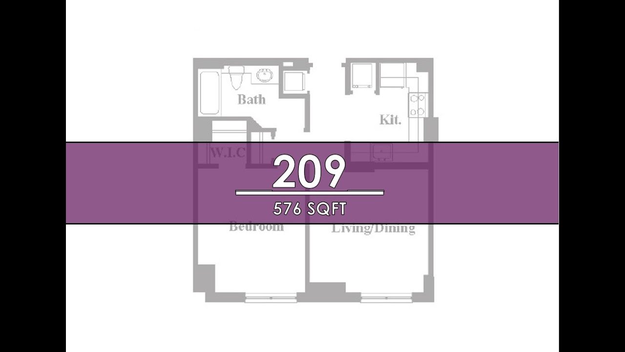 Apartment 209 (576 sqft)