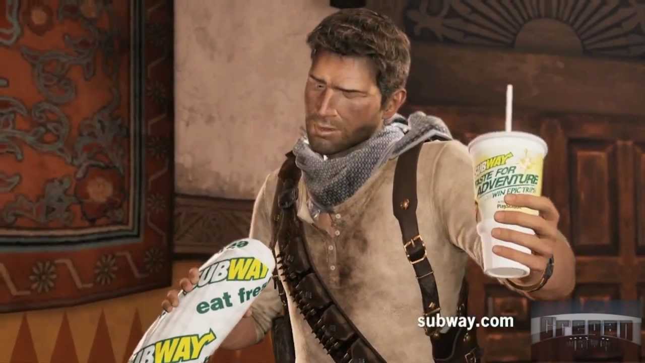 Subway's Uncharted 3 TV Promo