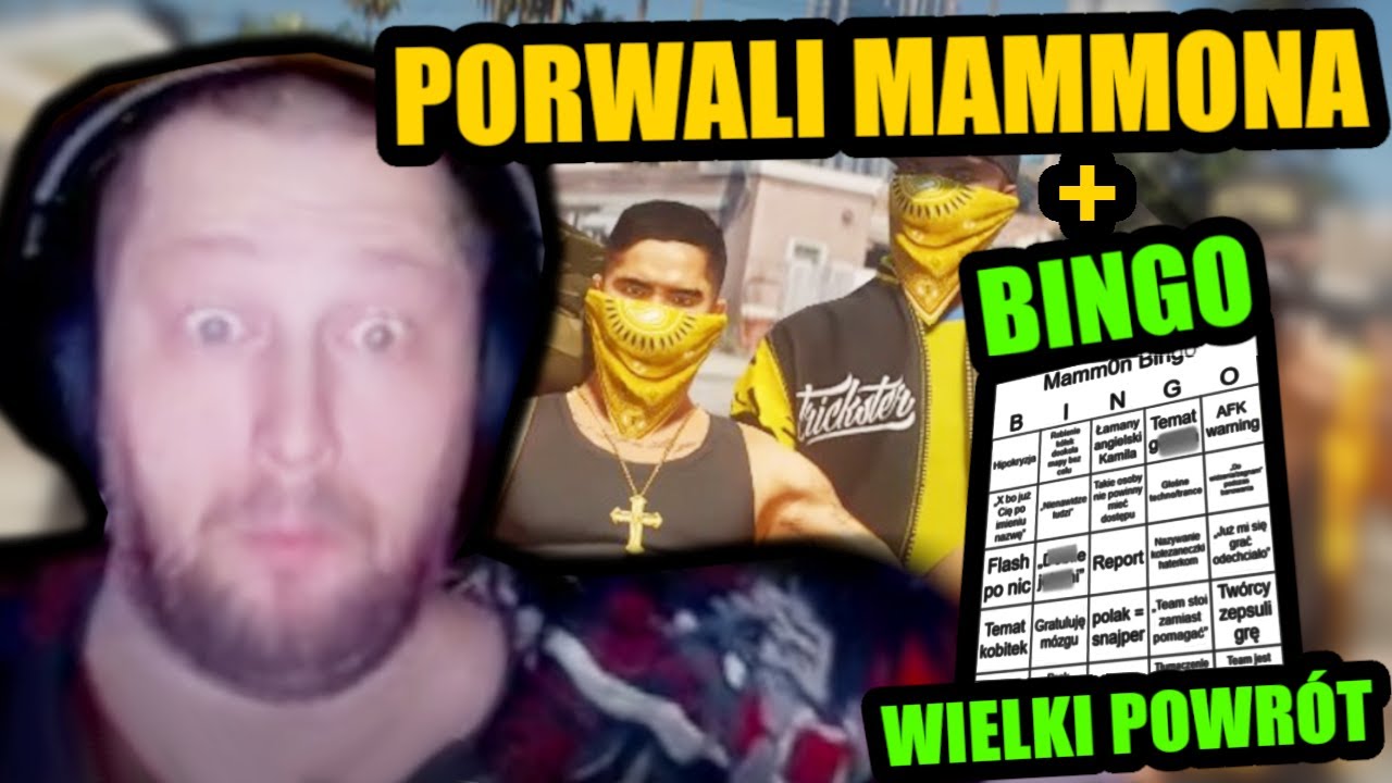 MAMMON I NAJWIĘKSZY DYM W GTA RP! I PRZEGRYWANIE W CS I LOLU 🤣 + BINGO 😍