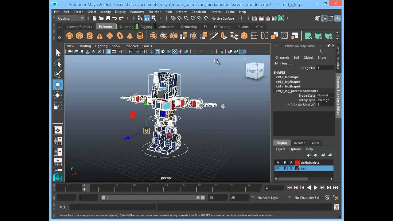 Curso Maya 2016 Anima&ccedil;&atilde;o Fundamentos - Aula 01