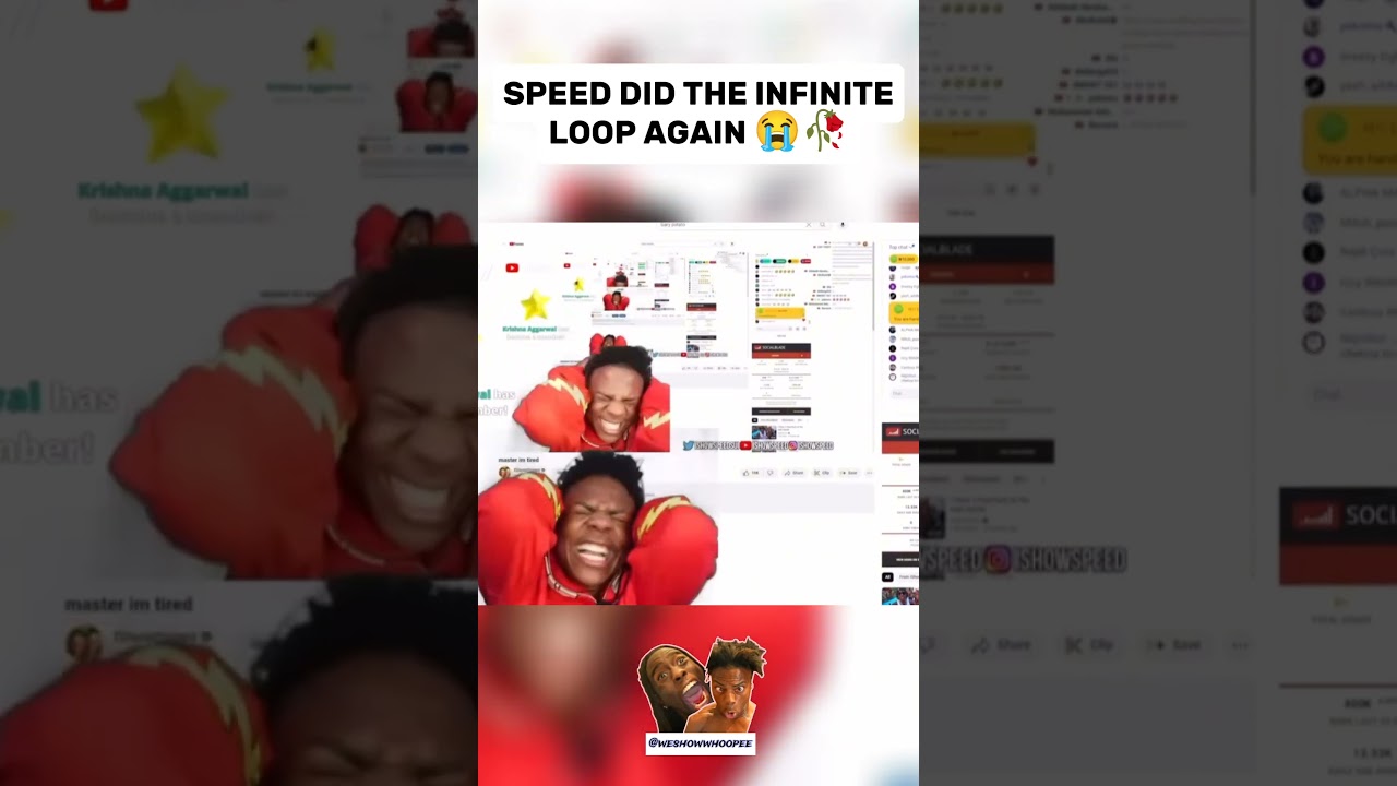 Ishowspeed infinite loop #ishowspeed #ishowspeedshorts #ishowspeedfunny
