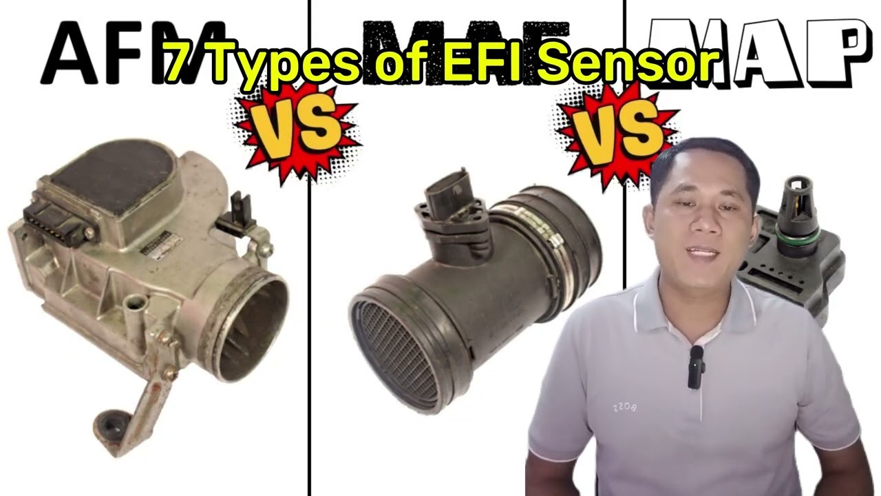 EFI စနစ် ရဲ့ အရေးကြီးတဲ့ ဆင်ဆာ (7) မျိုး (7 Types of EFI Sensors)