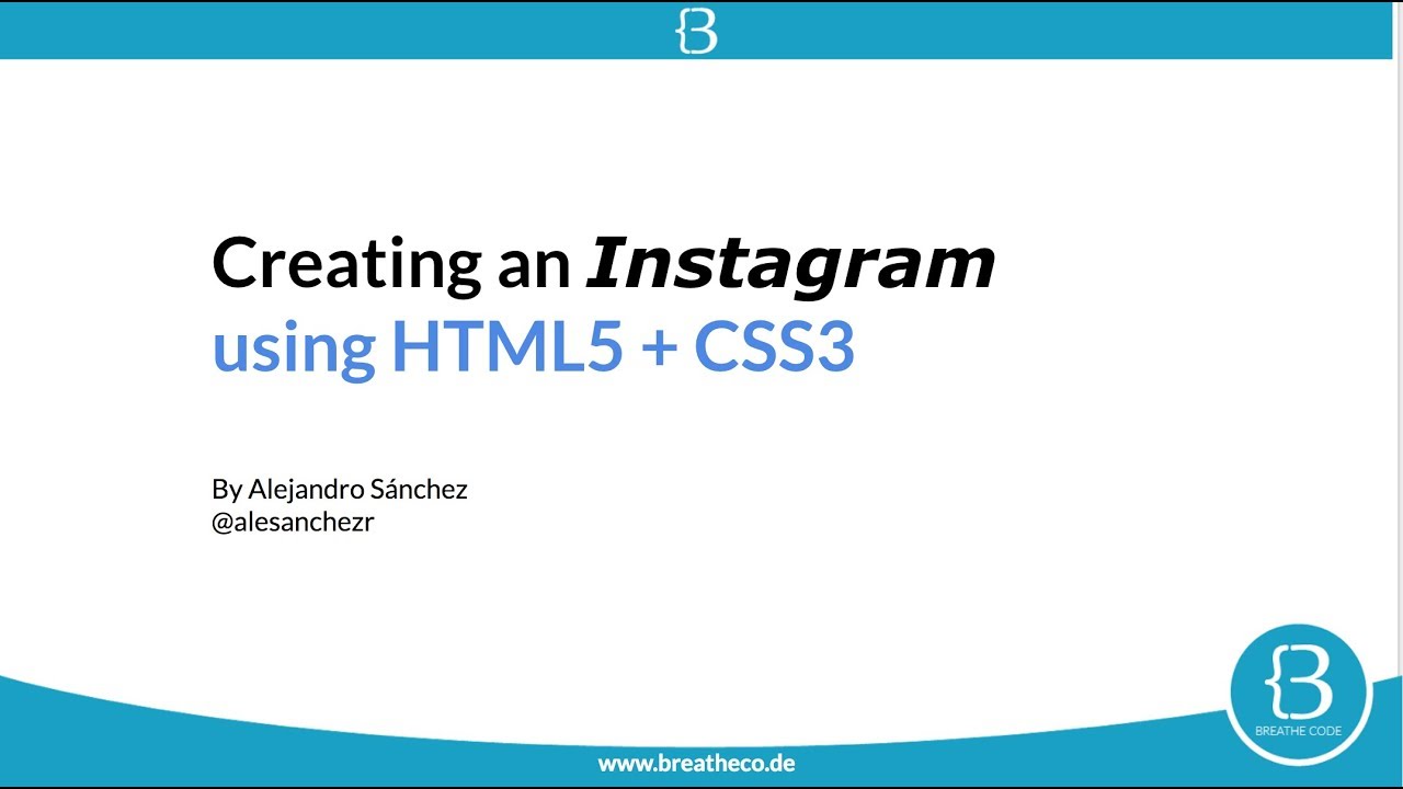 CSS Tutorial: Coding an Instagram (for Beginners)