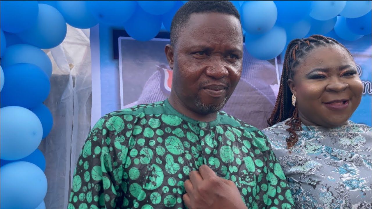 ACTOR PORTABLE AREJAN AND WIFE HOLD CHILD’S NAMING CEREMONY AT ABEOKUTA