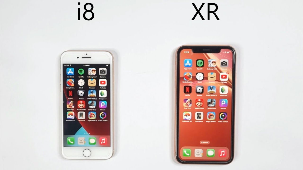 iPhone 8 vs iPhone Xr - SPEED TEST!