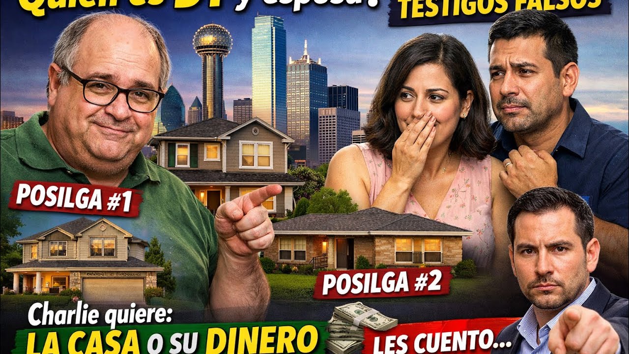 Quién es DT y esposa/posilga #1 #2 Charlie quiere la casa o su dinero testigos falsos les cuento