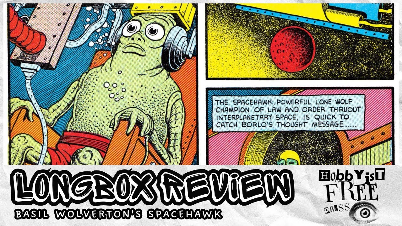 The Bizarre Beauty of Basil Wolverton's SpaceHawk