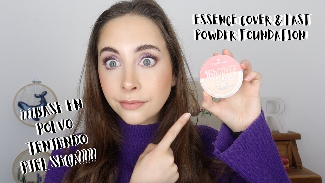 🤩¿UNA BASE EN POLVO QUE SIRVE PARA PIEL SECA?🤩 ESSENCE COVER AND LAST🤩  13hrs de uso -Ro Contardo