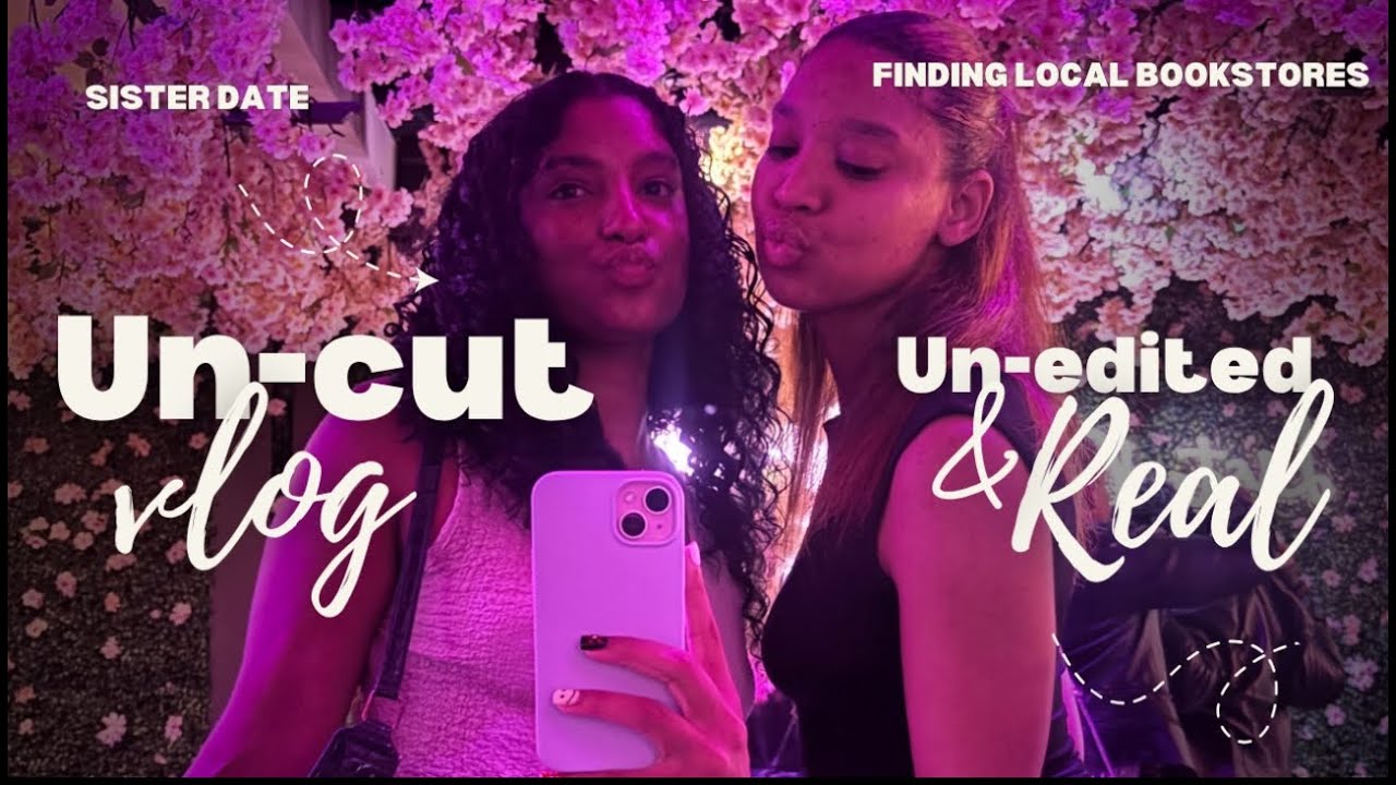 sister date | going to our local bookstore