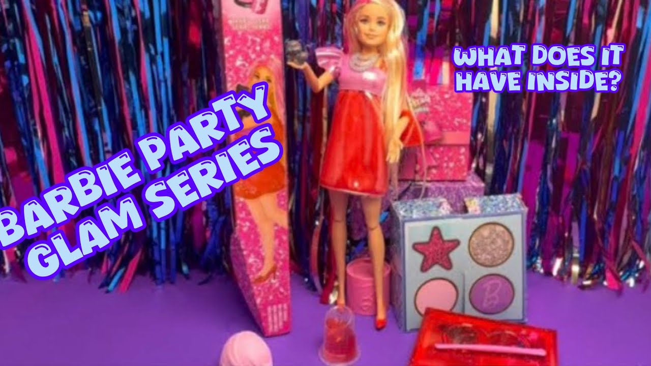 Barbie Party Unboxed Glam Party💜