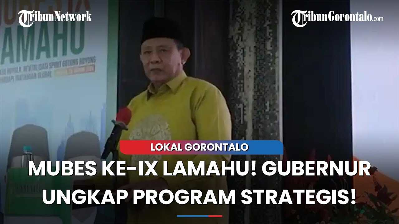 Gubernur Gorontalo Gusnar Ismail Hadiri Musyawarah Besar Lamahu, Beber Program Strategis