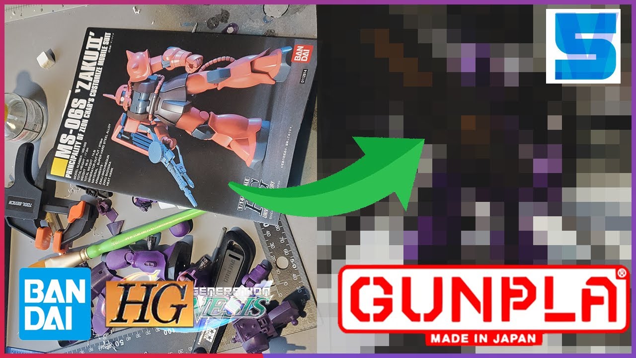 I Tried Fixing My Worst Build | HGUC Zaku II Custom Build