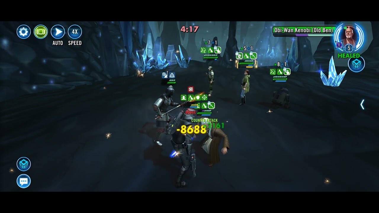 SWGOH Grand Arena 5v5. Darth Bane annihilate Galactic Legend Leia Organa.
