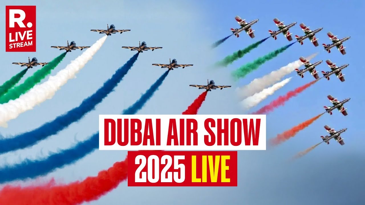 Dubai Air Show 2025 LIVE: AL Malktoum Airport | India's Surya Kiran | Russia | US