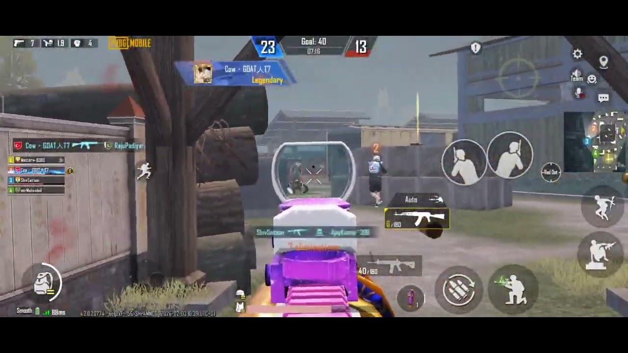 Tdm match gameplay in pubg mobile with ar gun #tdm #pubgmobile 