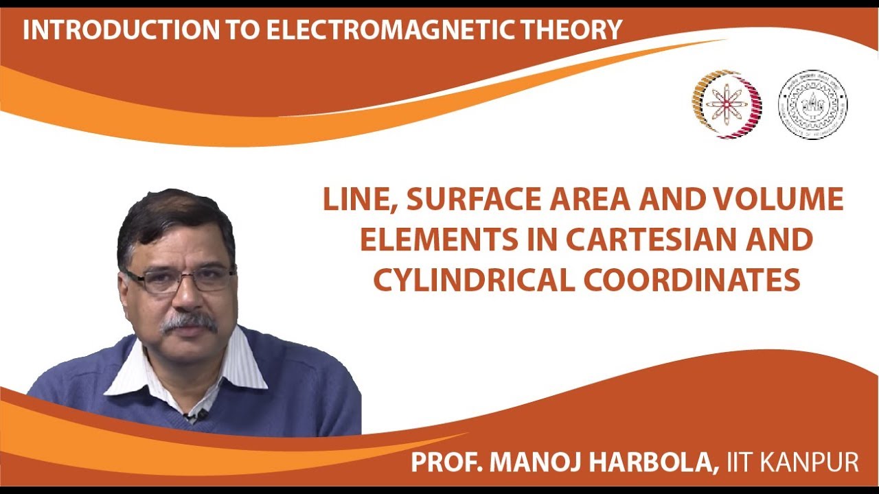 Line, Surface Area and Volume elements in Cartesian and Cylindrical Coordinates