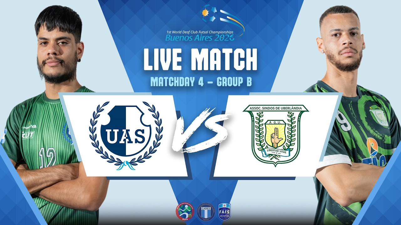 MATCHDAY 4 - GROUP B | UAS  vs ASUL | MEN | DIFA World Club Deaf Futsal Championships
