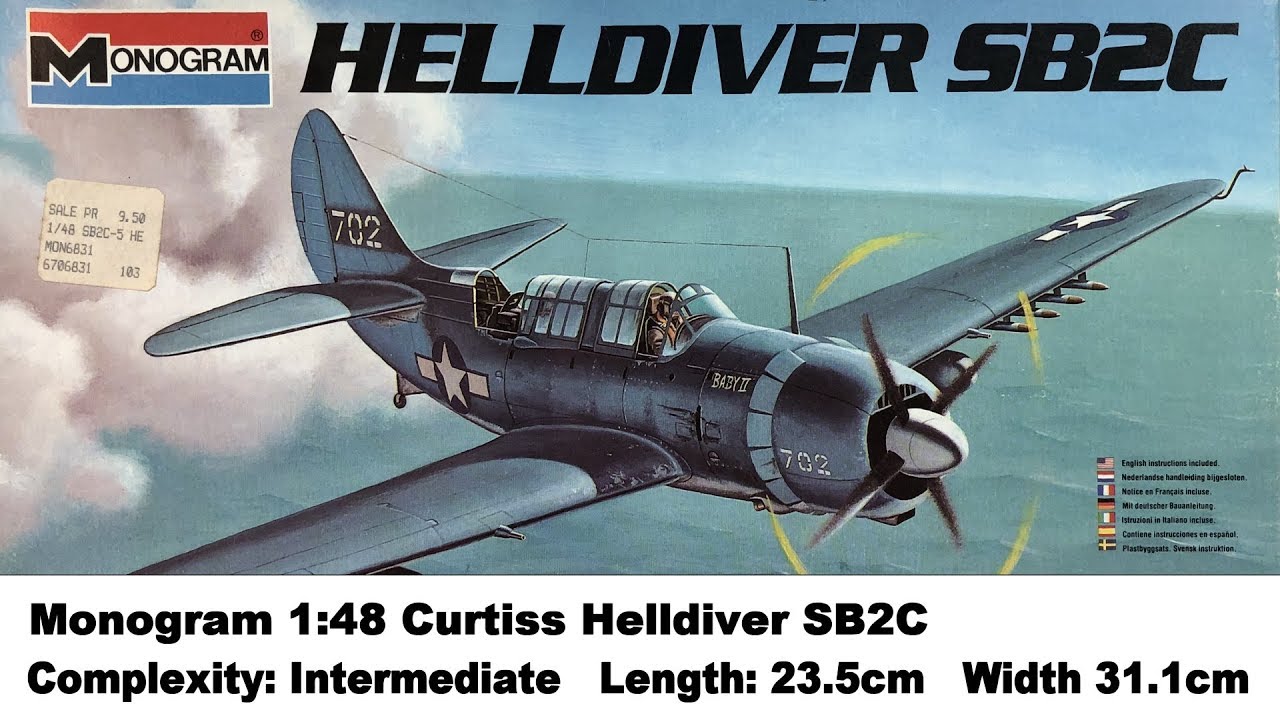 Monogram 1:48 Curtiss SB2C Helldiver Kit Review