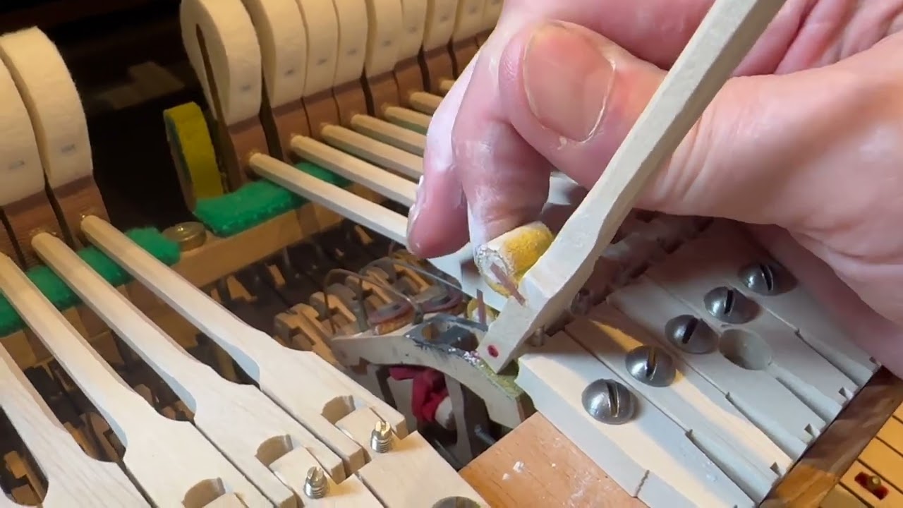 OXFORD AREA ONLY: ASSESSMENT BEFORE TUNING. 5ft Chappell grand c1909 + Hammer Spacing. See below: