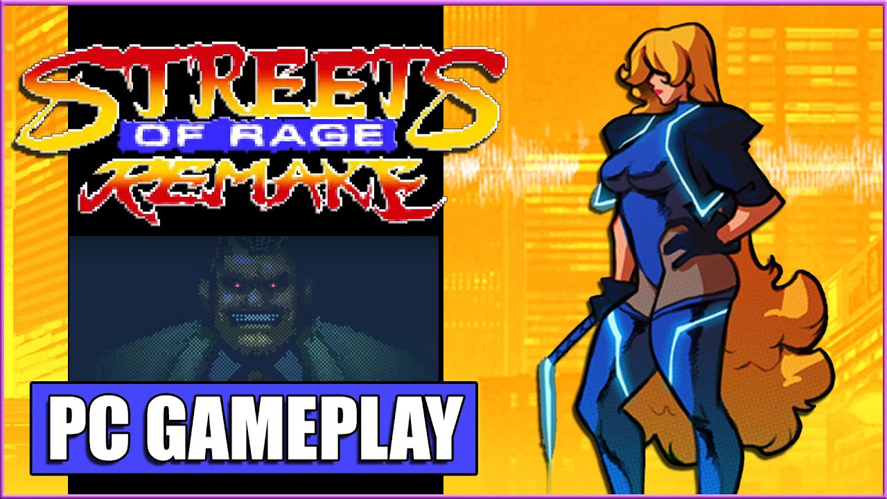 Streets of Rage Remake V5.2 - Story Mode - Elle - Complete Playthrough - PC Gameplay