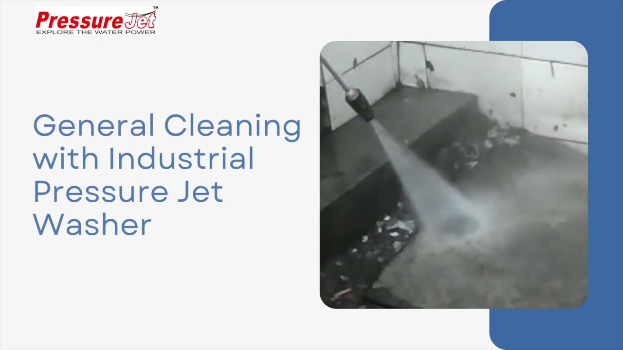 General Cleaning Applications using Industrial Pressure Jet Washer | PressureJet #HighPressureWasher