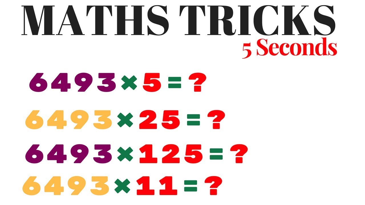 Simplifying Calculations Tricks