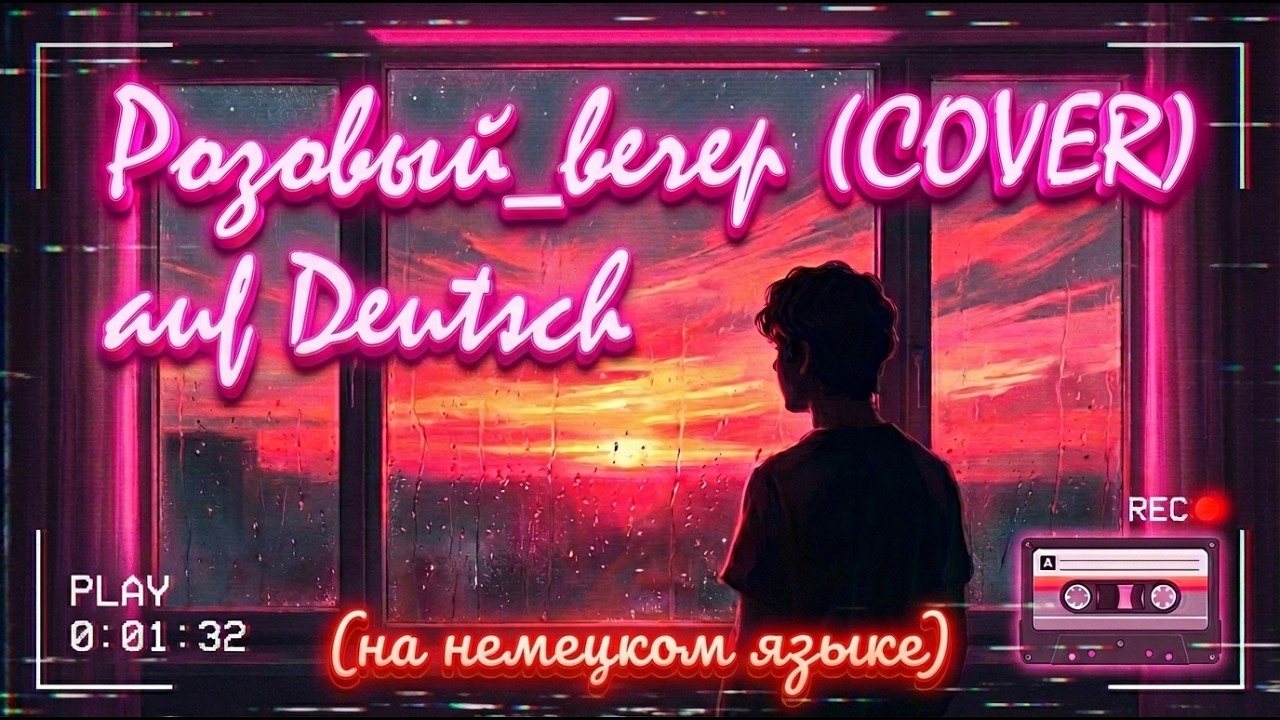 🔥Розовый_вечер🔥(на немецком) Авторский перевод  #fyp #viral #80smusic #музыка #шатунов #розовыйвечер