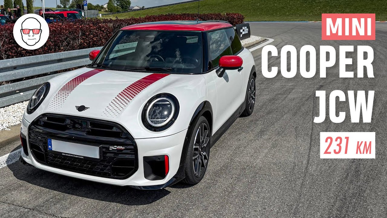 MINI John Cooper Works 2025 test PL na torze Pertyn Ględzi