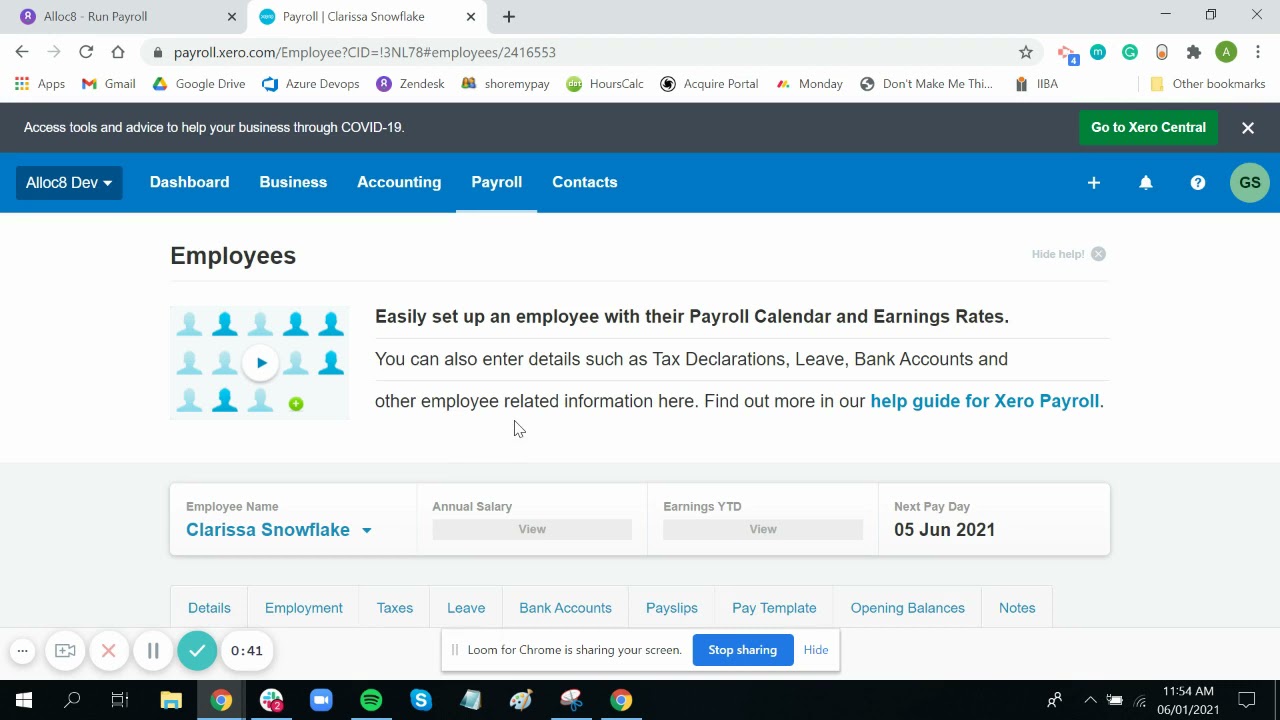 Alloc8 - How to fix Xero (AU) Payroll Export Error: 'Employee ordinary earning rate not configured'