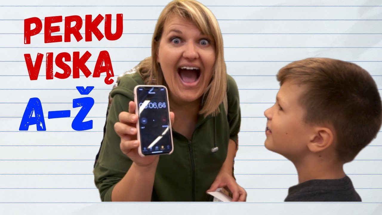 BACK TO SCHOOL CHALLENGE. PERKU VISKĄ PAGAL ABĖCĖLĘ nuo A iki Ž. Fanų komentarai