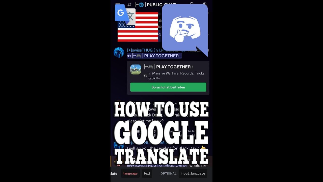 Discord-HELP | How to use Google Translate?
