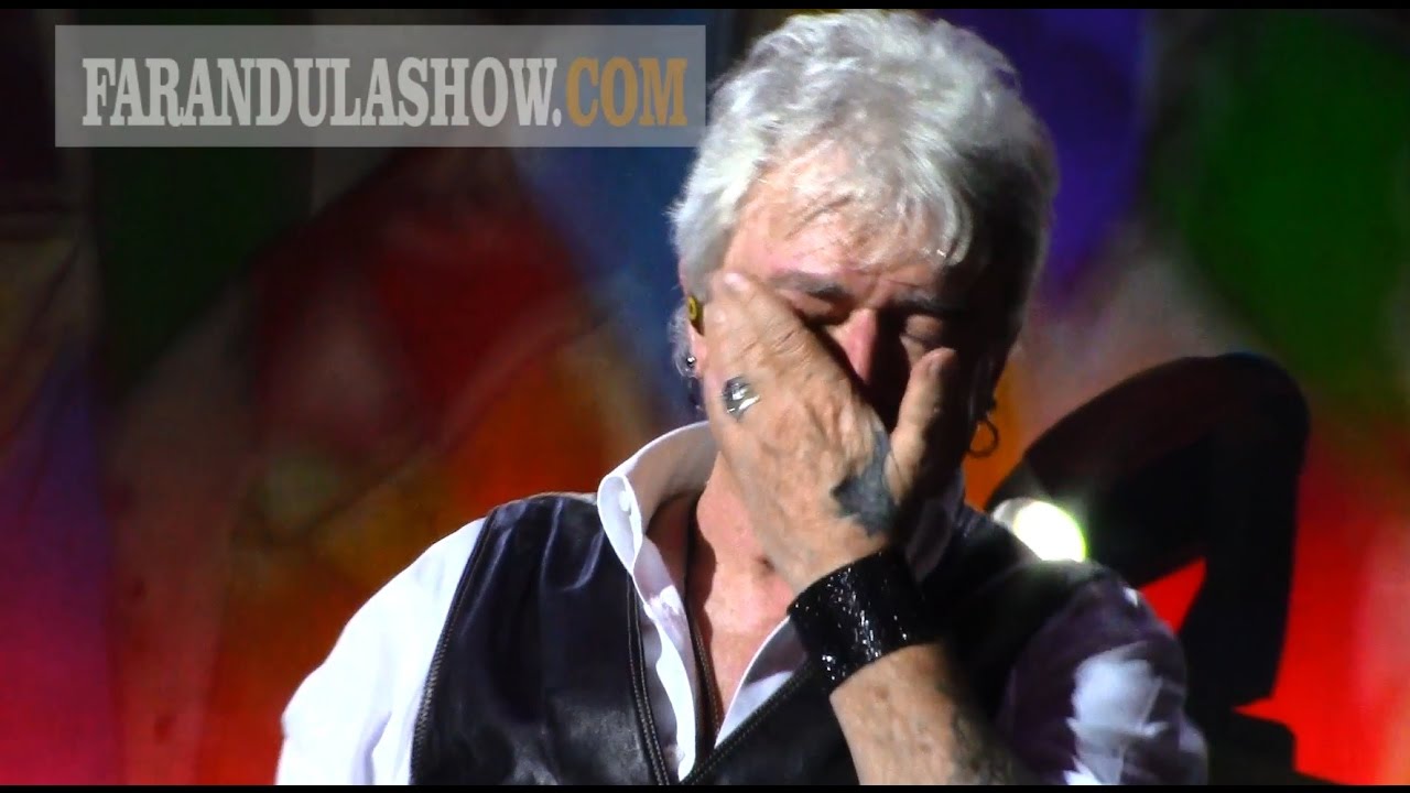 El llanto de Russell Hitchcock #AirSupply en el Gran Rex. #BuenosAires @airsupplysing