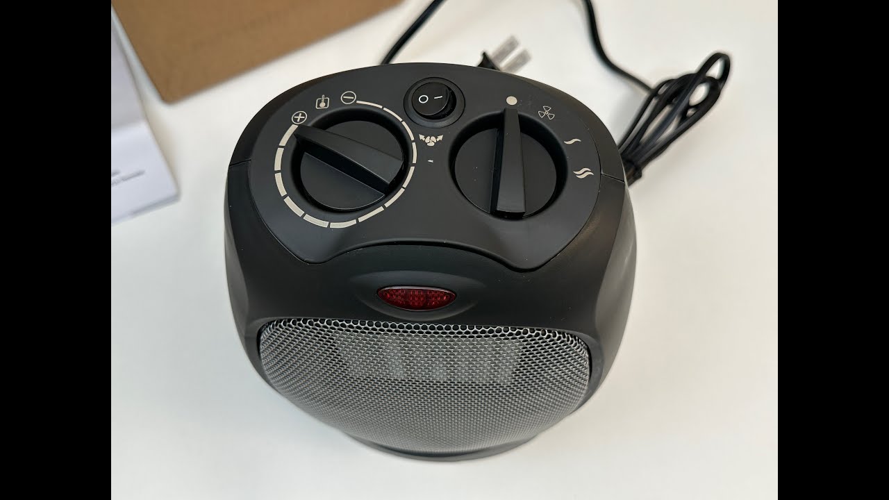 Amazon Basics 1500W Oscillating Ceramic Heater Unboxing!