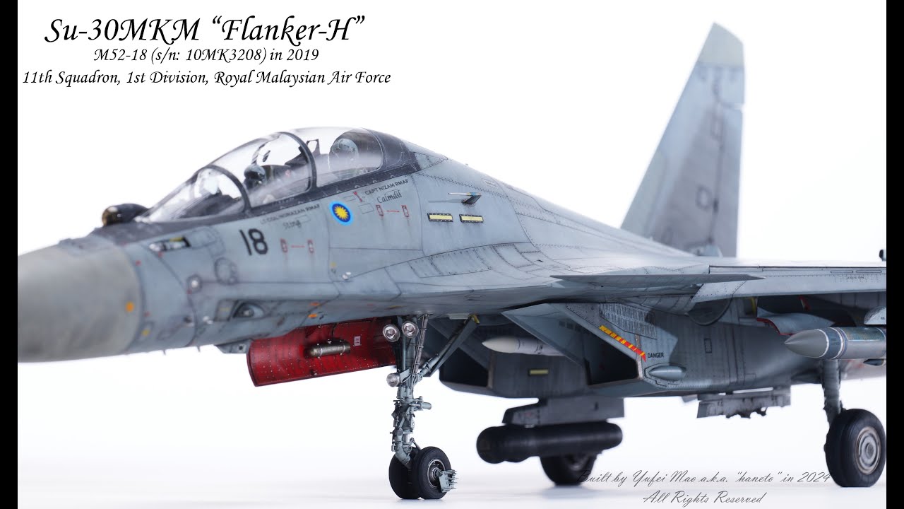 【4K】RMAF Sukhoi Su-30MKM 
