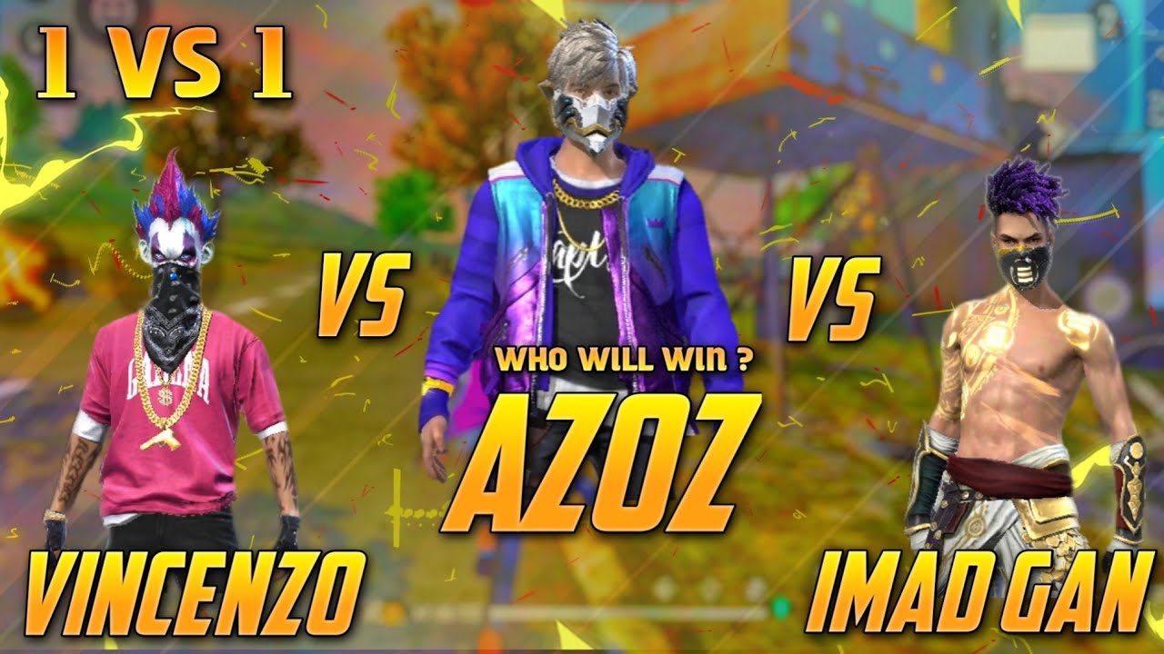 1 vs 1 Championship free fire || Vincenzo vs Azoz vs bnl vs Imad gan vs Syblus vs Beesto