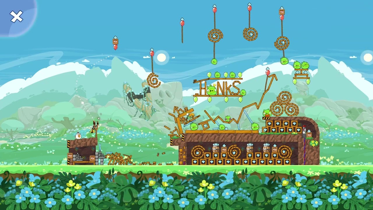 Angry Birds Friends Level 10 Tournament 1731 three stars NO POWER-UP walkthrough 2026-04-09