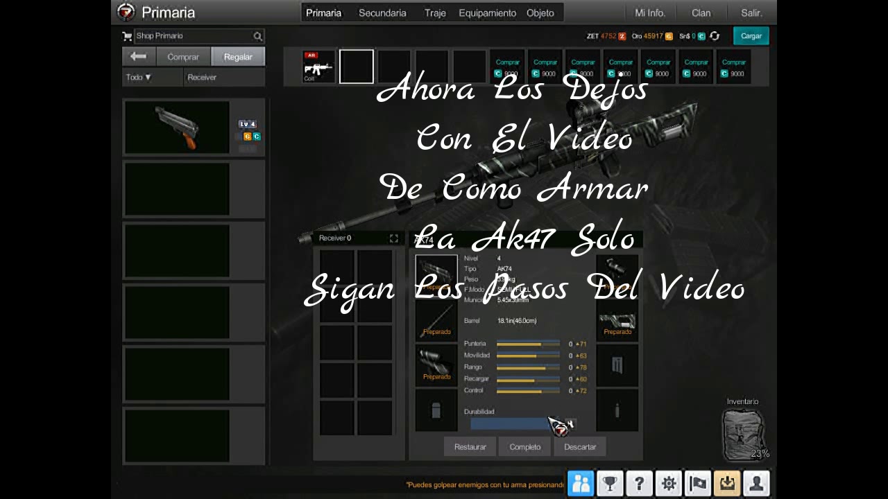 Como Armar Una Ak47 En Op7