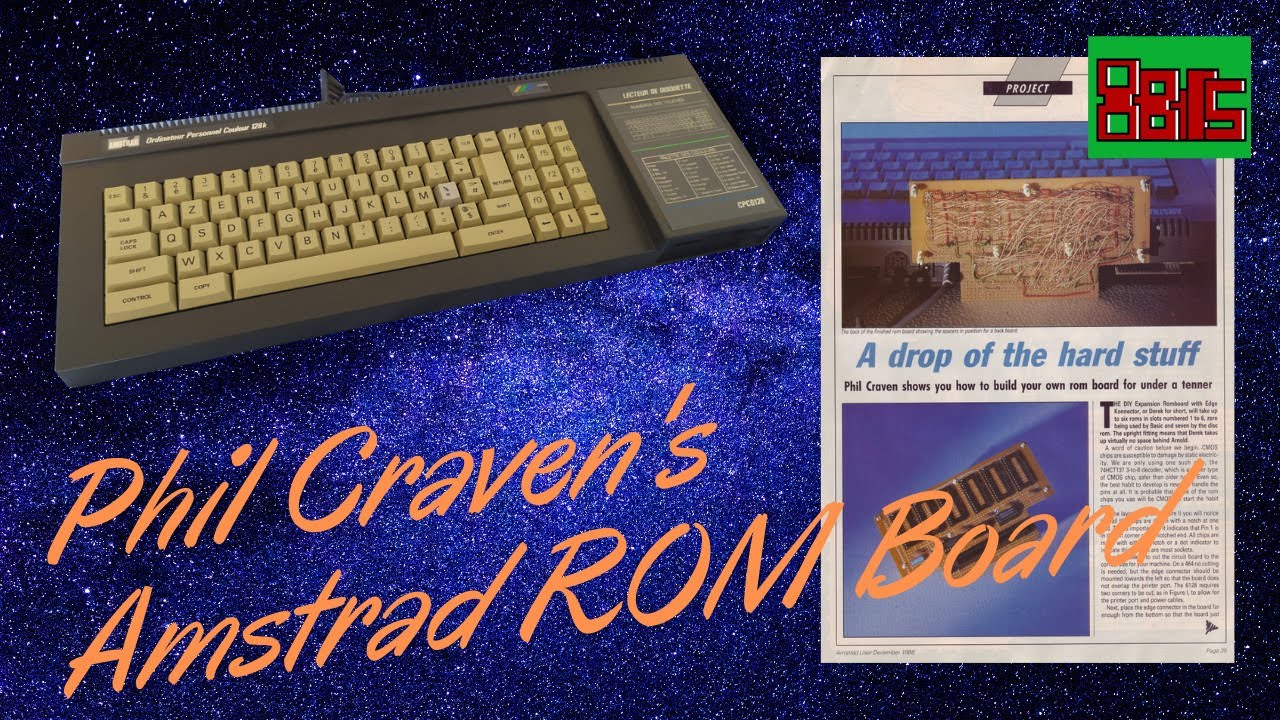 Phil Craven's DIY ROM board | The quickest way to load software on an Amstrad