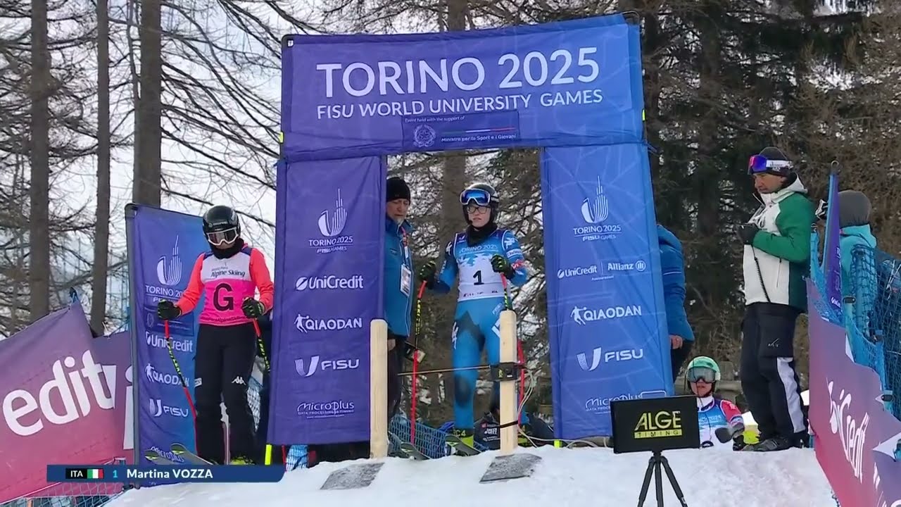 Universiadi Invernali Torino 2025 - Oro di Martina Vozza nello Sci Alpino Paralimpico - Super-G