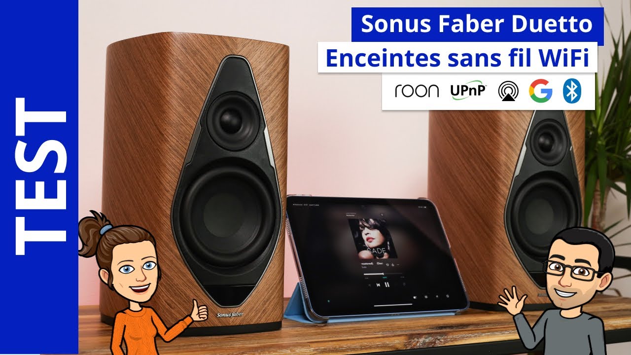 Sonus Faber Duetto : la référence des enceintes sans fil connectées? (WiFi, AirPlay2, Chromecast)