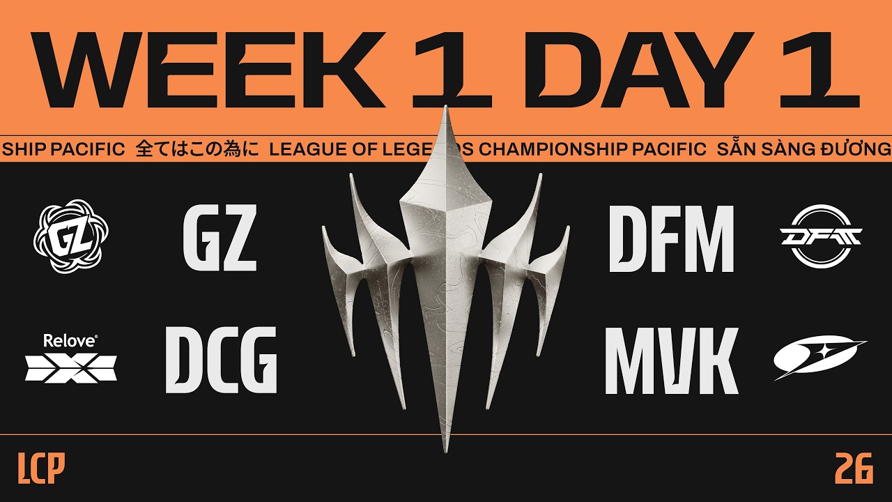 [中文] GZ vs DFM | DCG vs MVK | LCP 2026 Split 2 Regular Season Week 1 Day 1